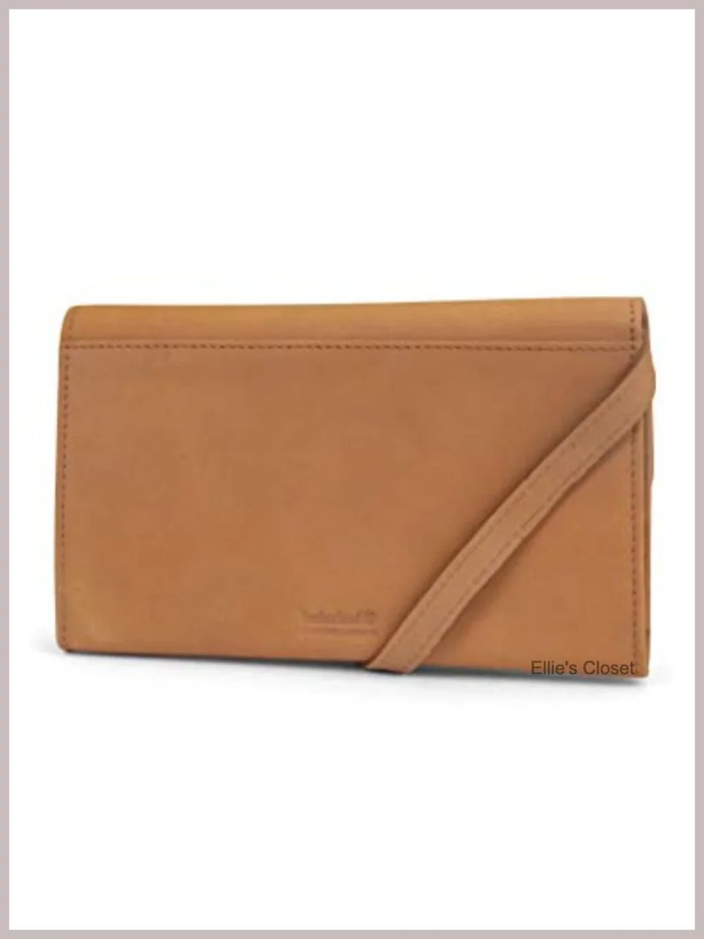 Leather RFID Crossbody Wallet Phone Bag with Detachable Strap